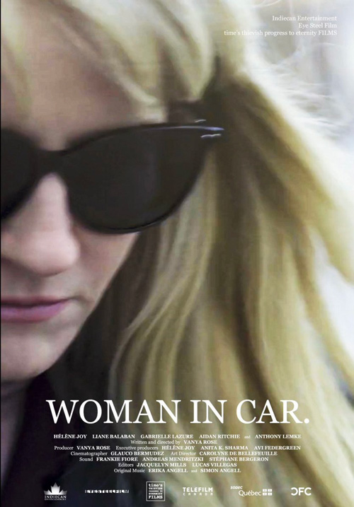 Woman in a car